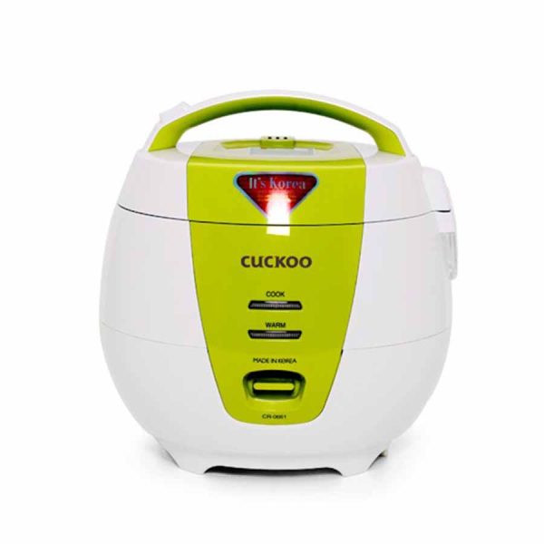 Nồi cơm điện Cuckoo CR-0661 dung tích 1.08 lít màu xanh