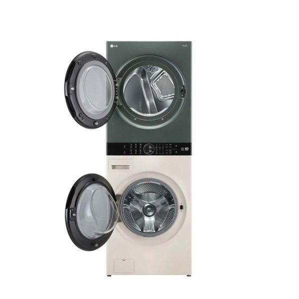 Tháp máy giặt cao cấp LG WashTower 21Kg + sấy 16Kg WT2116SHEG
