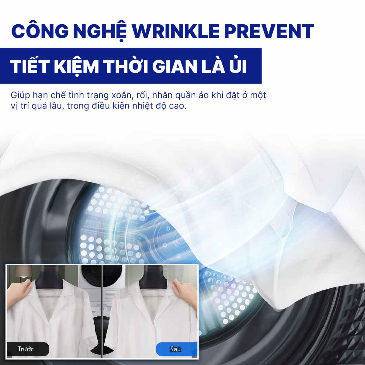 Máy sấy bơm nhiệt Samsung Inverter 9 kg DV90T7240BH/SV