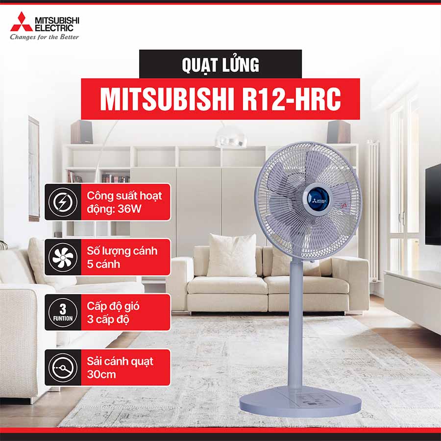Quạt lửng Mitsubishi R12-HRC