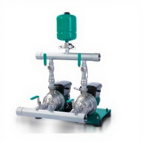 Cụm bơm áp biến tần Wilo PBI-LD803EA (1.85KW x 2)