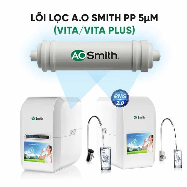Lõi lọc A.O Smith PP 5µm (VITA/VITA Plus)