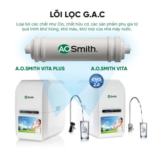 Lõi lọc A.O Smith GAC (VITA/VITA Plus)