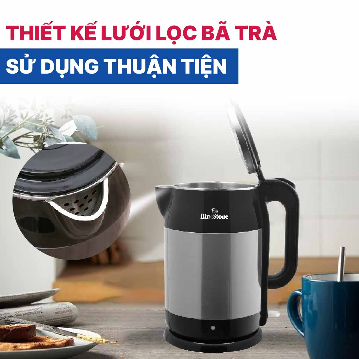 Ấm đun siêu tốc BlueStone KTB 3468