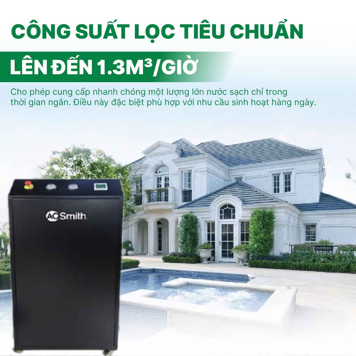Hệ thống lọc nước đầu nguồn A.O Smith AOS System i97