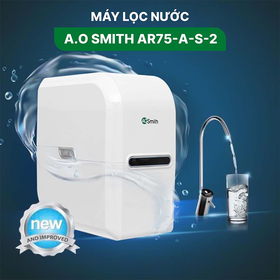 Máy lọc nước RO dưới chậu rửa A.O Smith AR75-A-S-2