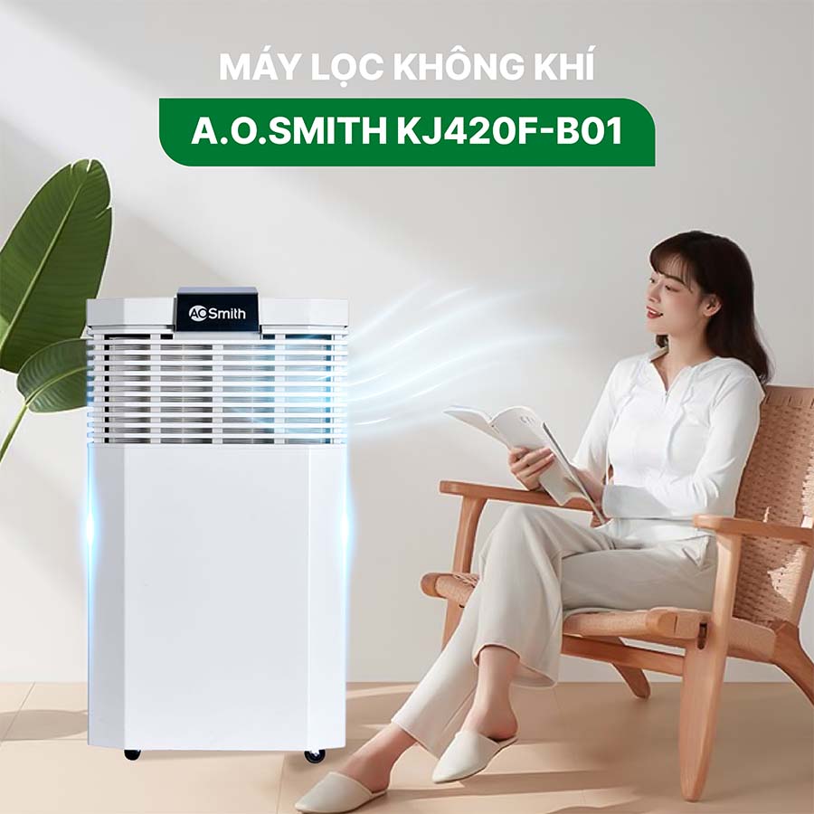 Máy lọc không khí A.O.Smith KJ420F-B01
