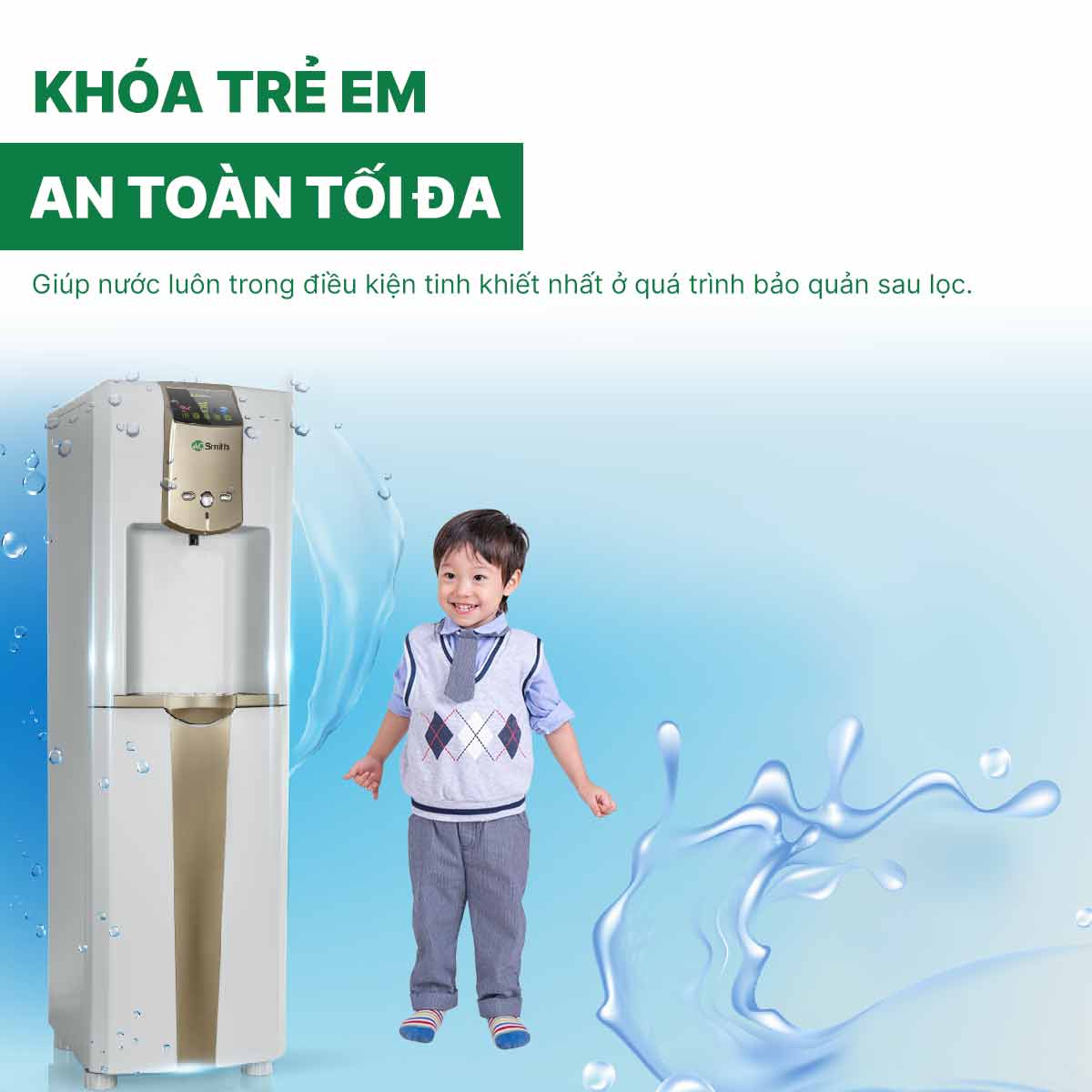 Máy lọc nước RO cây đứng A.O.Smith ADR75-V-ET-1