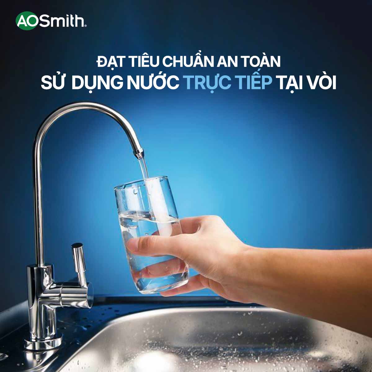 Máy lọc nước A.O. Smith E3 mang đến nguồn nước ngọt lành