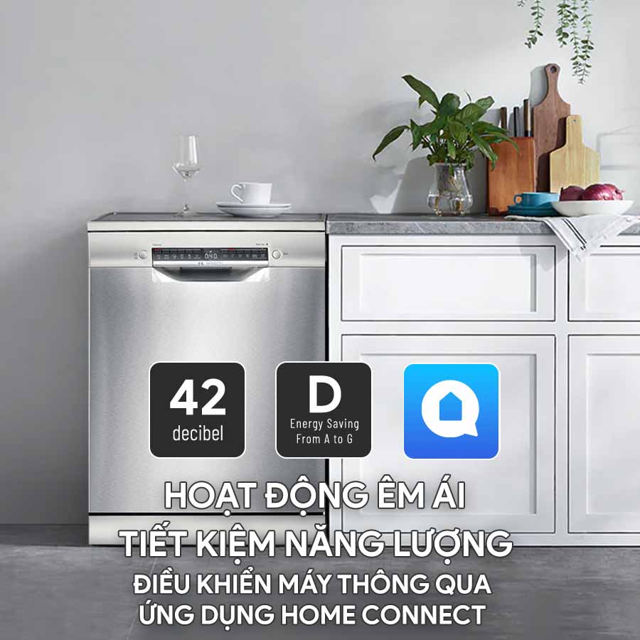 Máy rửa chén độc lập Bosch SMS4HMI07E