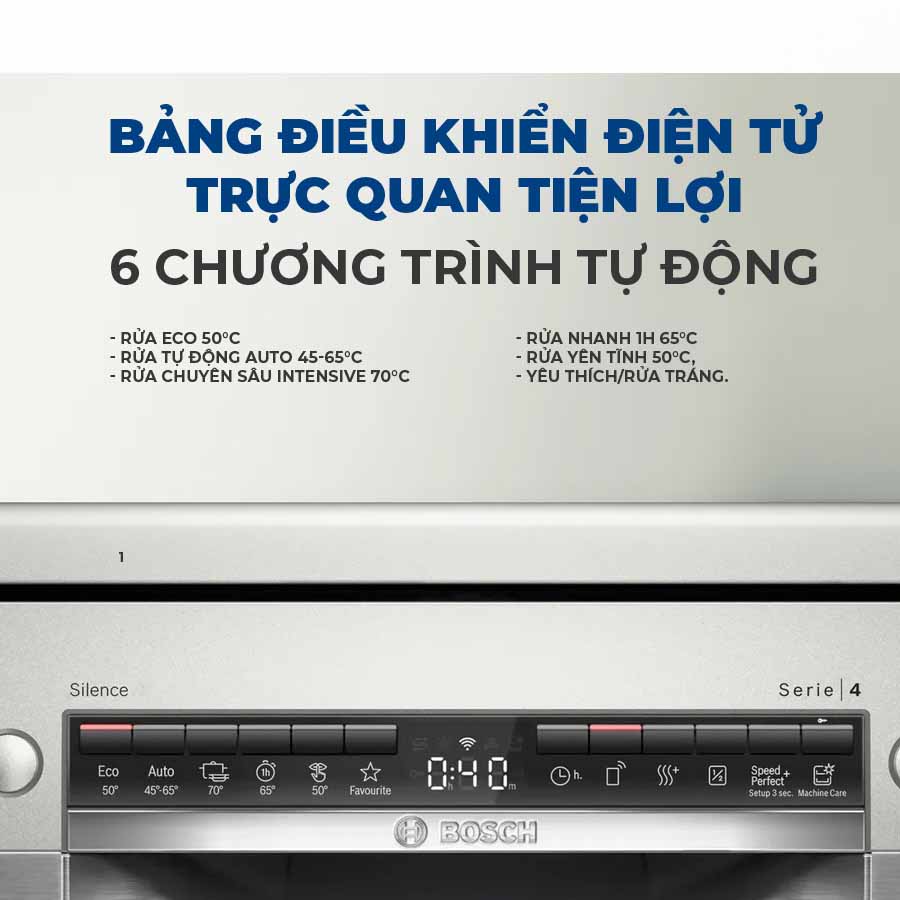 Máy rửa chén độc lập Bosch SMS4HMI07E
