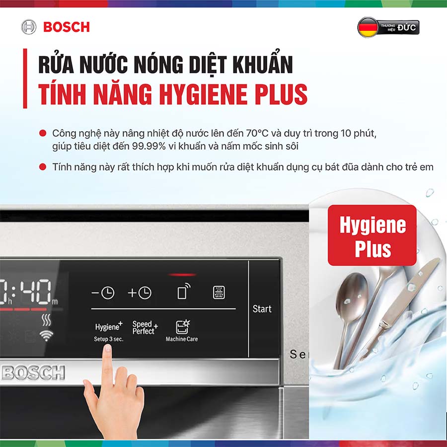 Máy rửa bát Bosch SMS6ZCI00P mẫu mới 2025