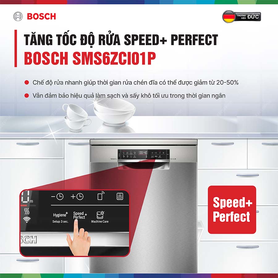 Máy rửa bát Bosch SMS6ZCI01P