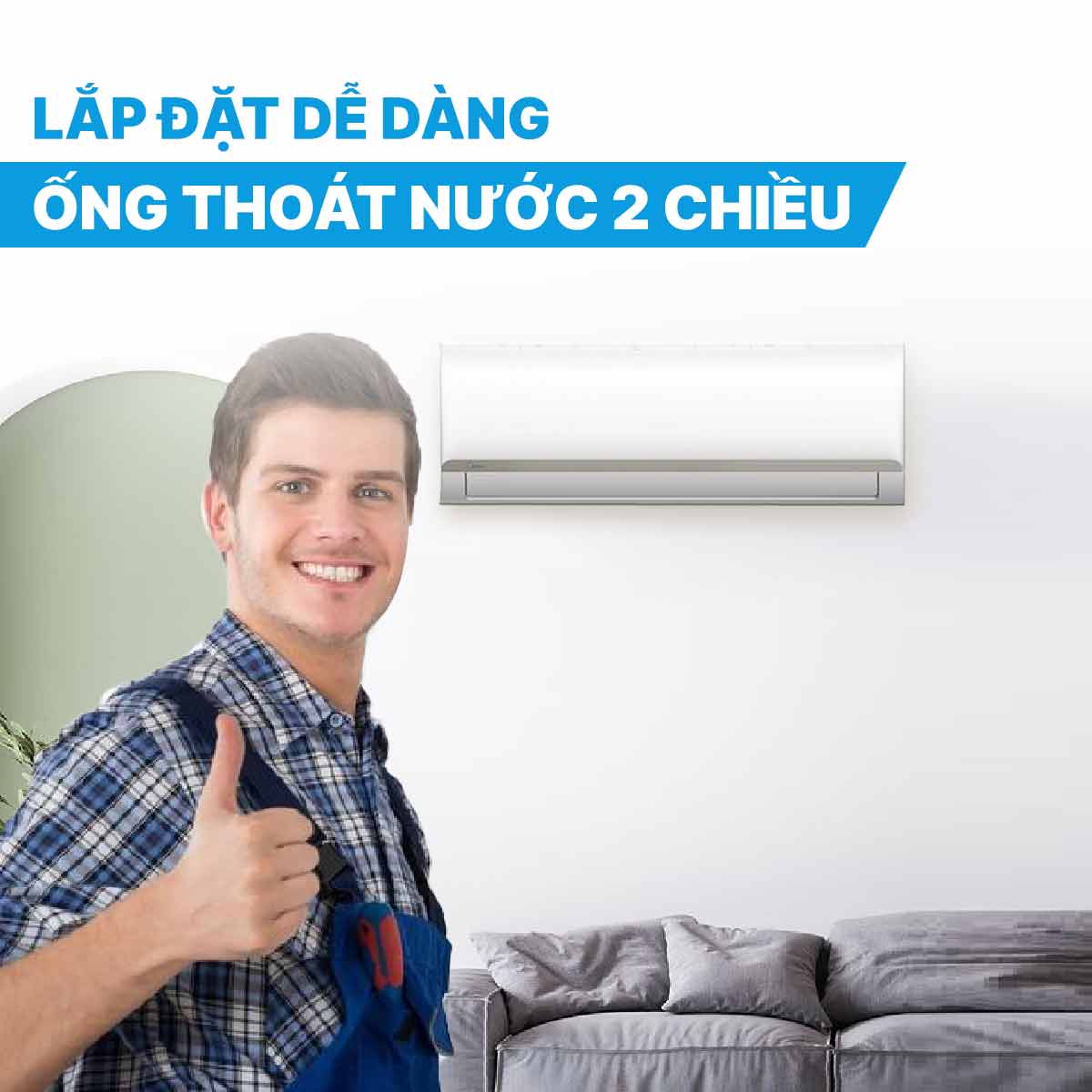 Điều hòa Midea Inverter 1 HP MSAFC-10CRDN8