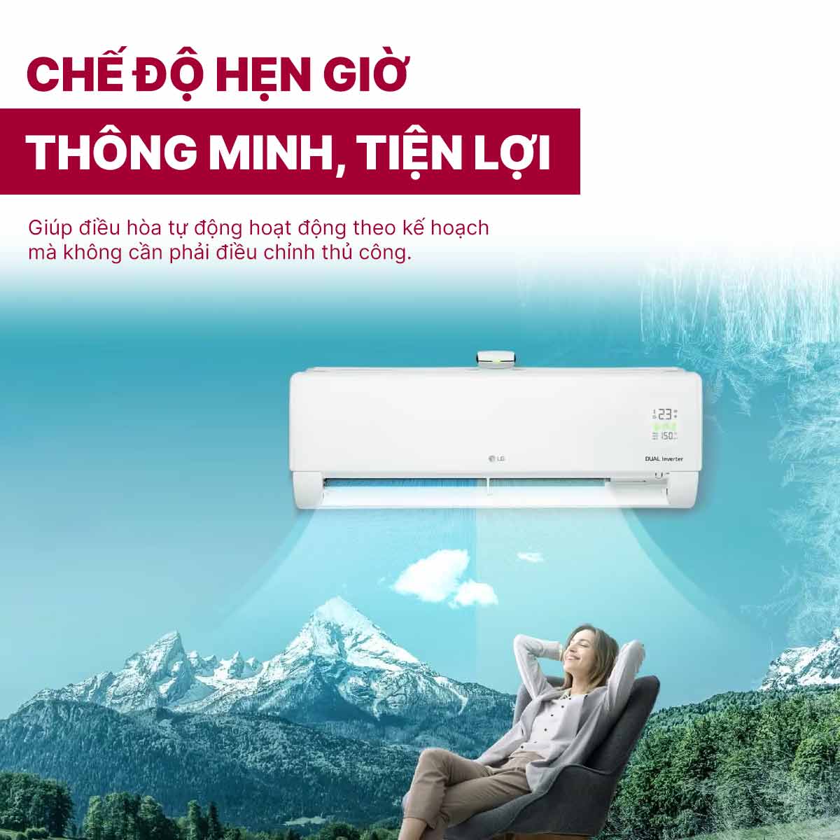 Điều hòa LG 24000BTU 2 chiều inverter B24END1