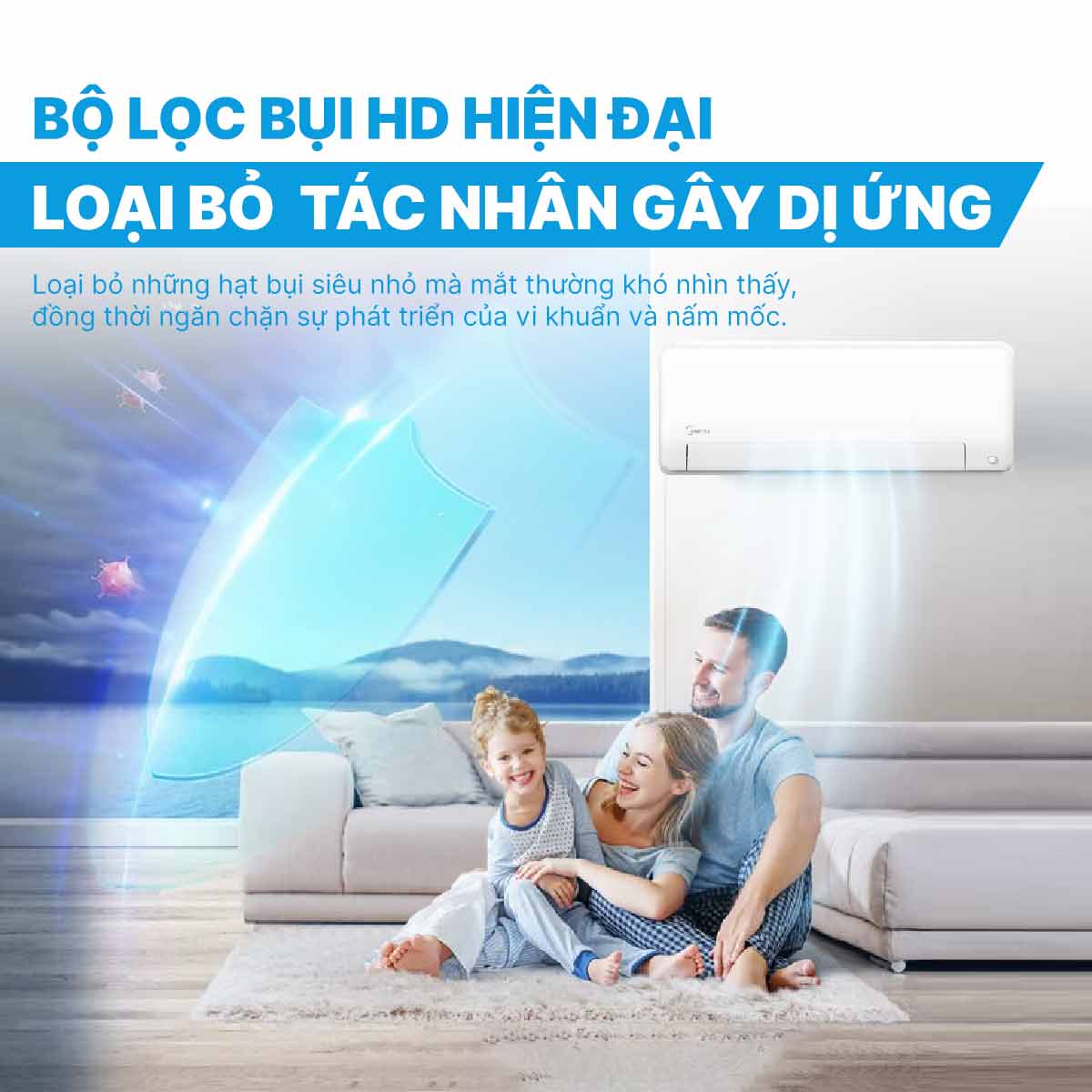 Điều hòa Midea 1.5 HP MSAE-13CRN8
