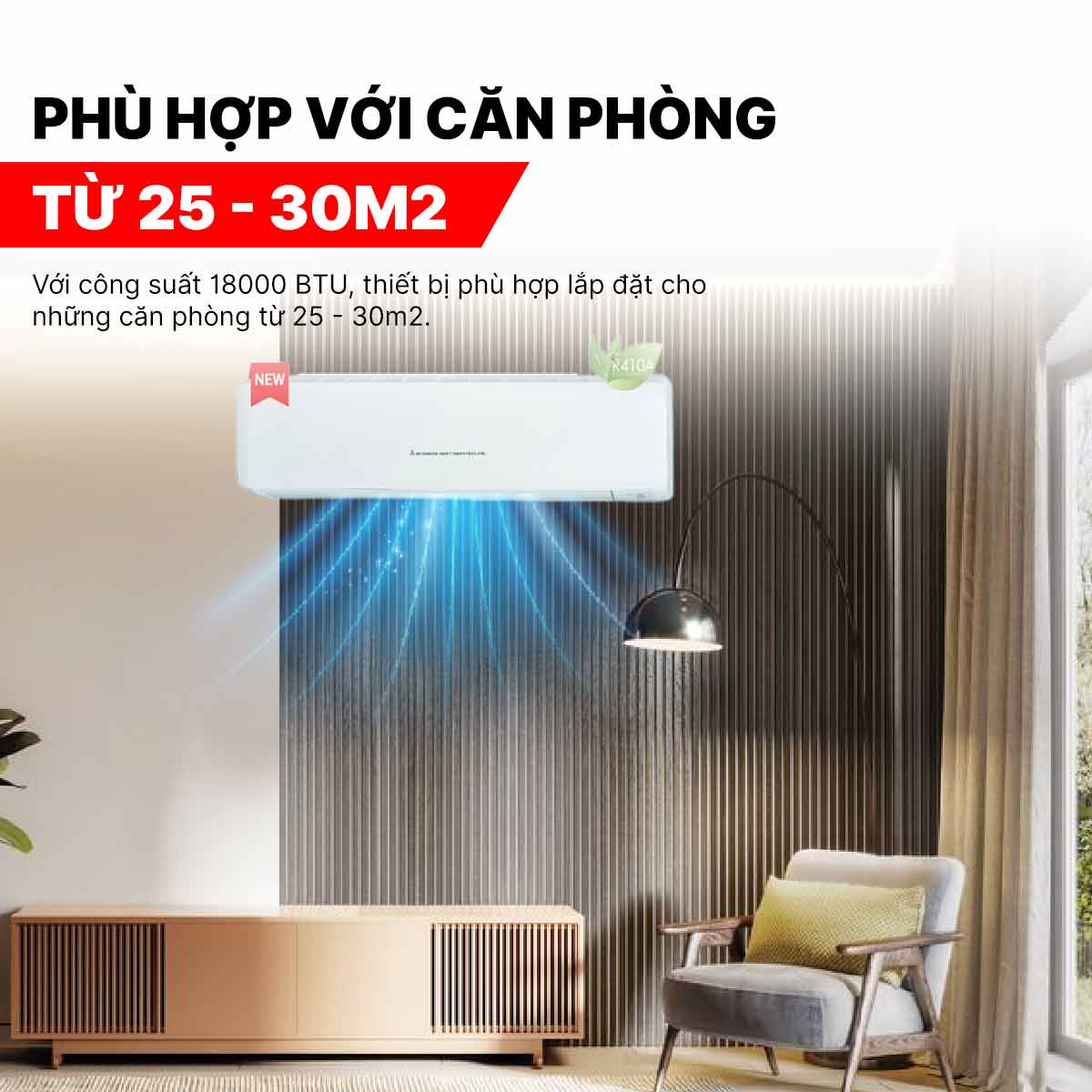 Điều hòa Mitsubishi Heavy 1 chiều 18000BTU SRK/SRC19CSS-S5