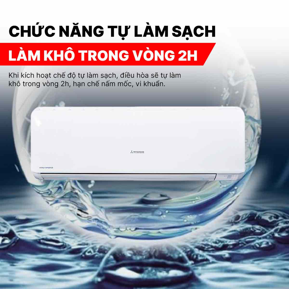 Điều hòa Mitsubishi Heavy 12000BTU SRK/SRC13YXS-W5