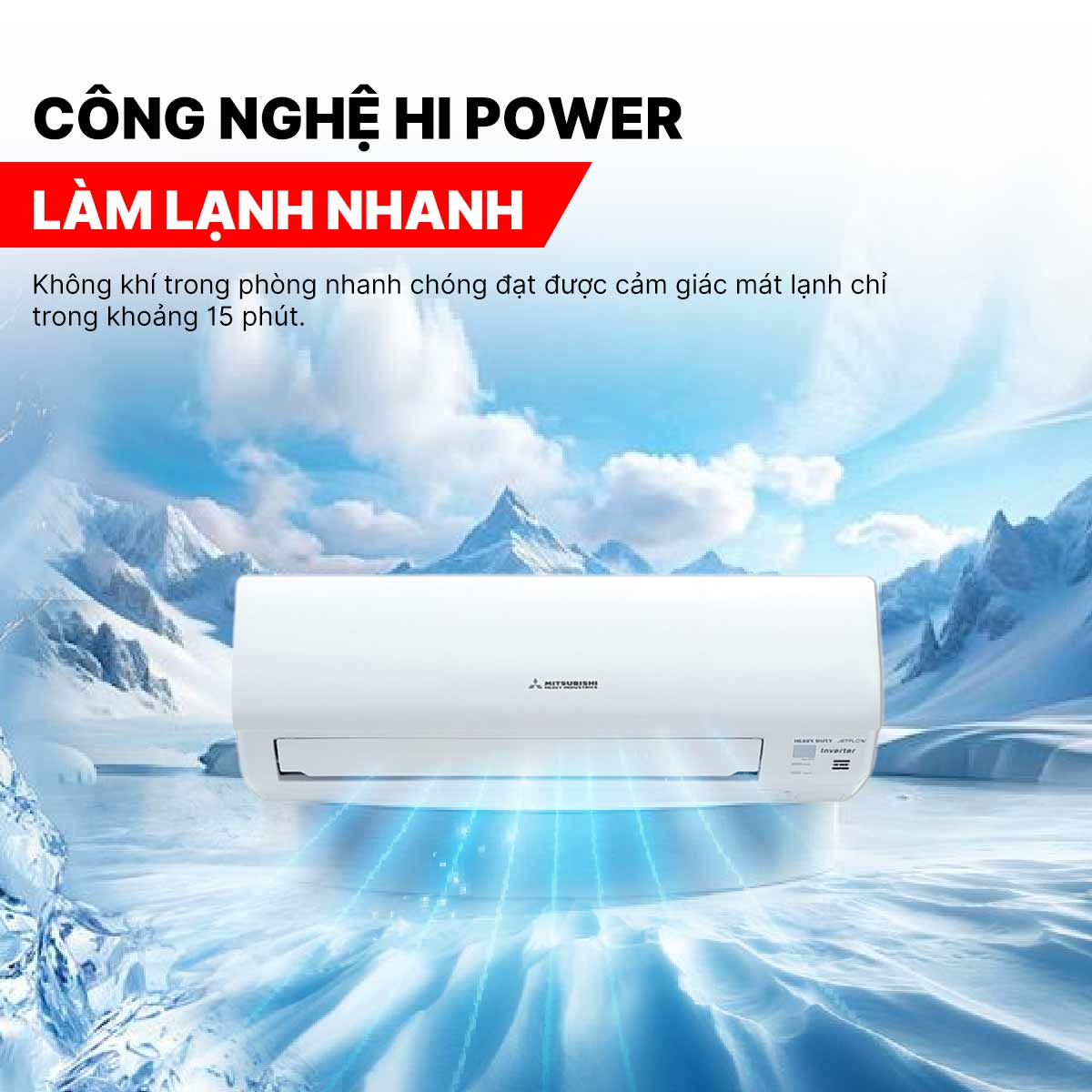 Điều hòa Mitsubishi Heavy 12000BTU SRK/SRC13YYP-W5