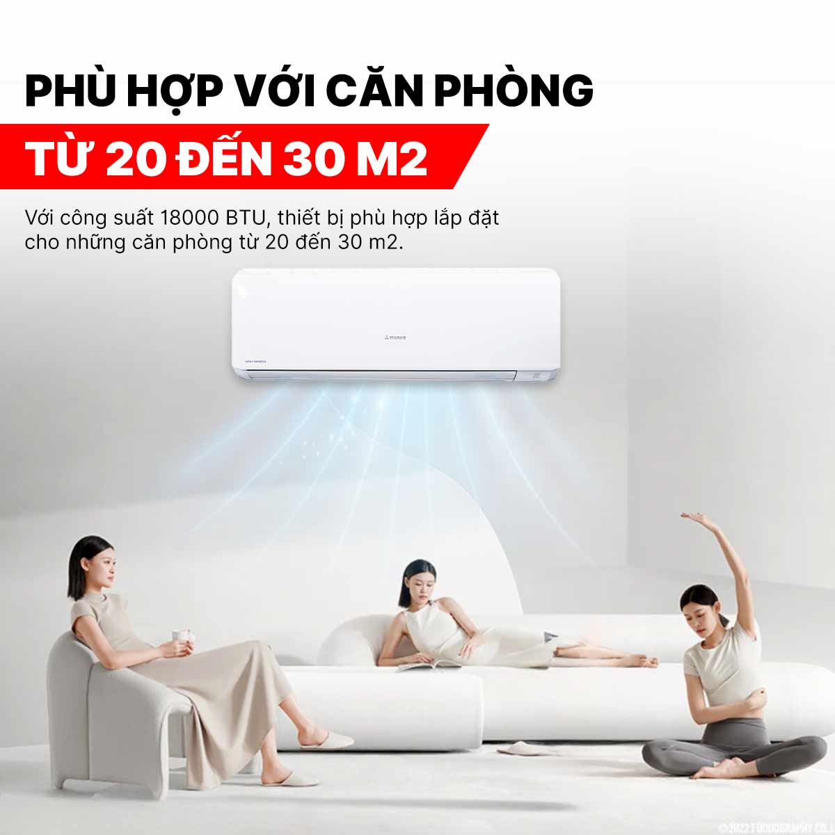 Điều hòa Mitsubishi Heavy 18000BTU SRK/SRC18YXS-W5