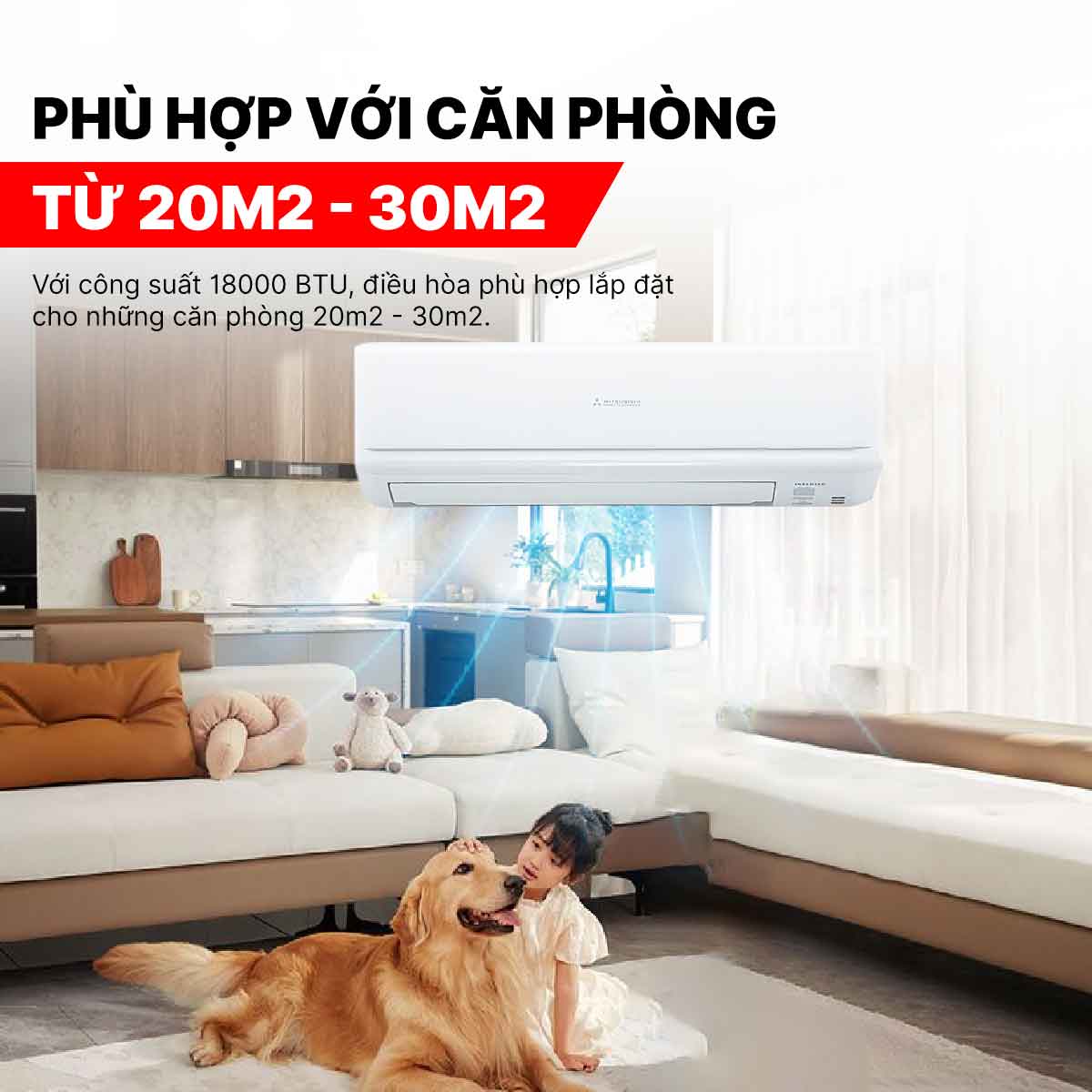 Điều hòa Mitsubishi Heavy 18000BTU 2 chiều Inverter SRK/SRC50ZSPS-W5