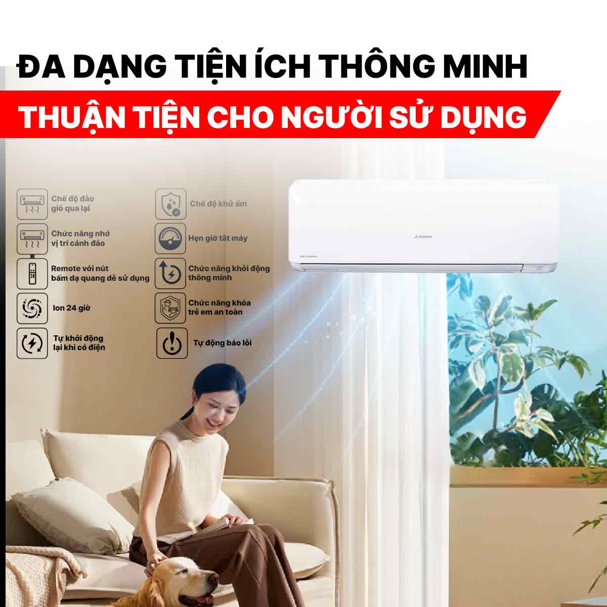 Điều hòa Mitsubishi Heavy 24000BTU SRK/SRC24YXS-W5