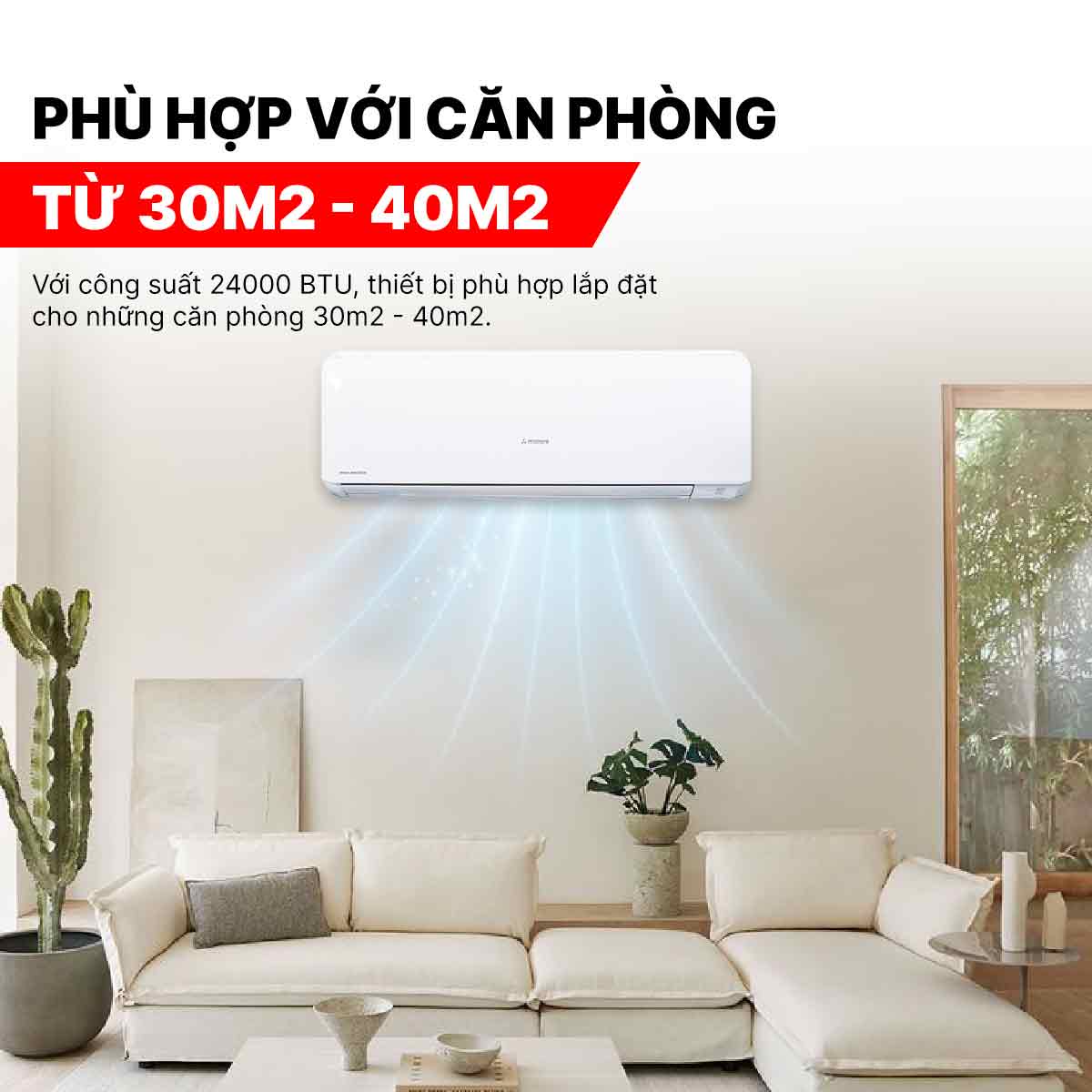 Điều hòa Mitsubishi Heavy 24000BTU SRK/SRC24YXS-W5