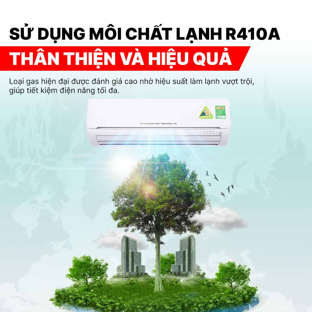 Điều hòa Mitsubishi Heavy 24000BTU 1 chiều SRK/SRC24CS-S5