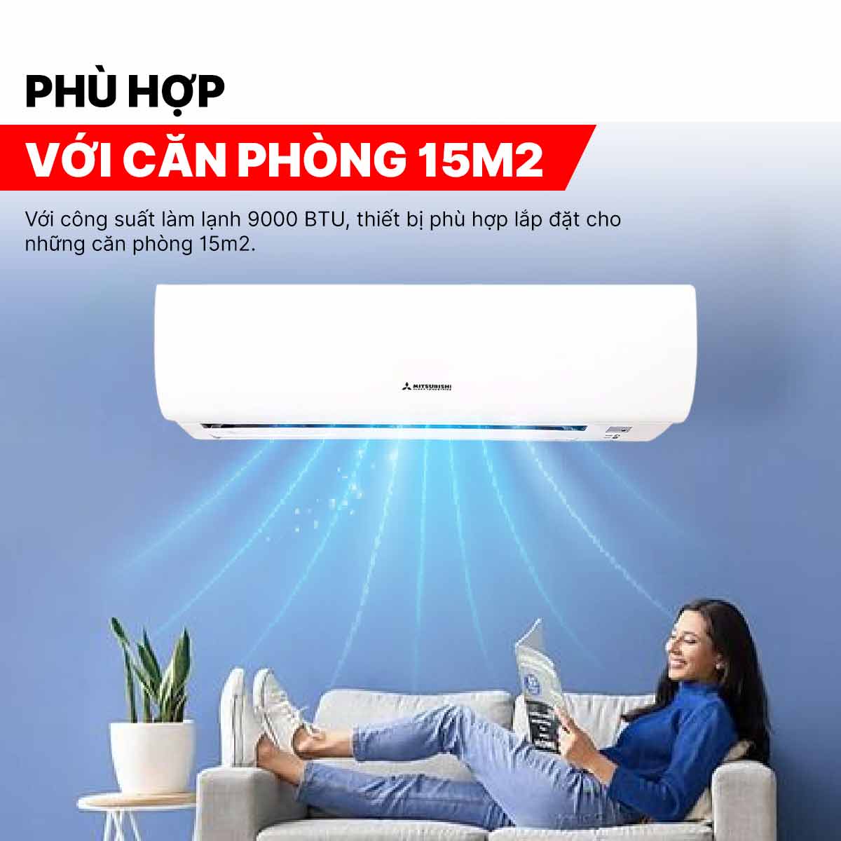 Điều hòa Mitsubishi Heavy 9000BTU 1 chiều SRK/SRC09CTR-S5