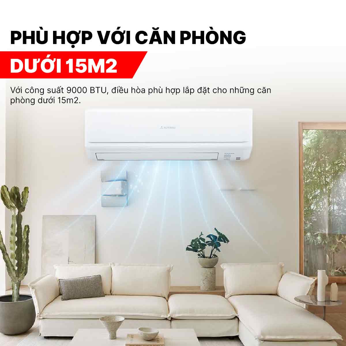 Điều hòa Mitsubishi Heavy 9000BTU 2 chiều inverter SRK/SRC25ZSPS-W5