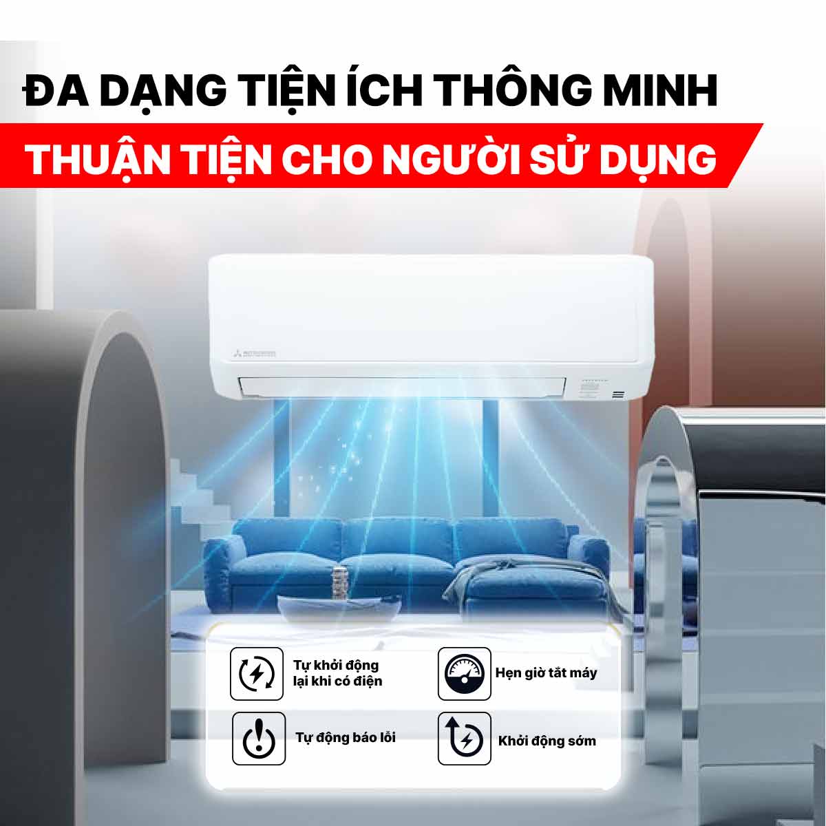 Điều hòa Mitsubishi Heavy 9000BTU SRK/SRC10YYP-W5