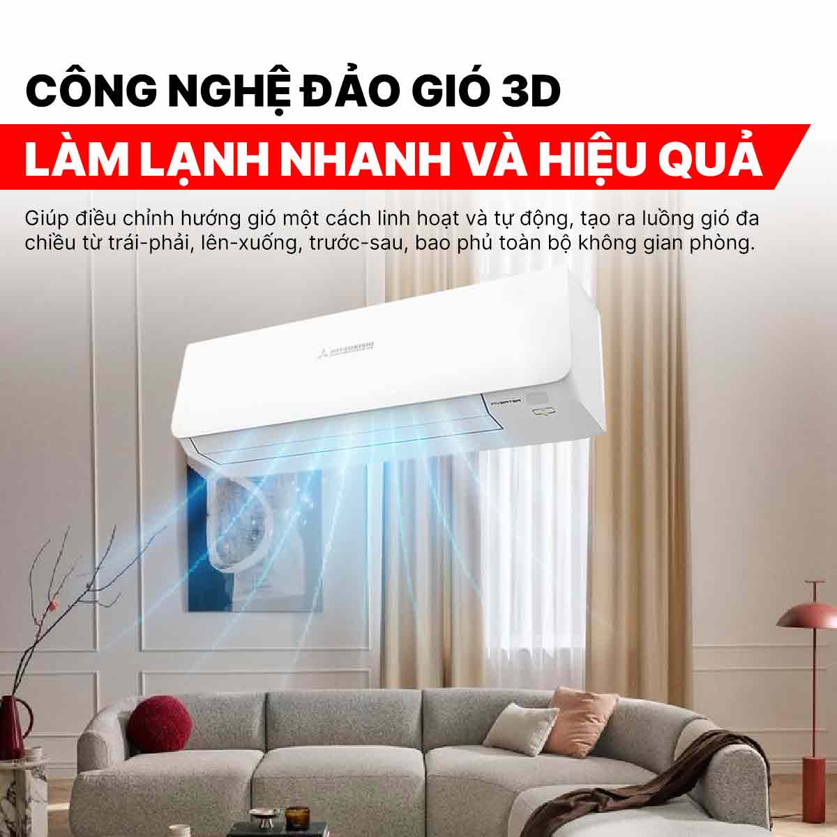 Điều hòa Mitsubishi Heavy Inverter 9000BTU SRK/SRC10YXS-W5