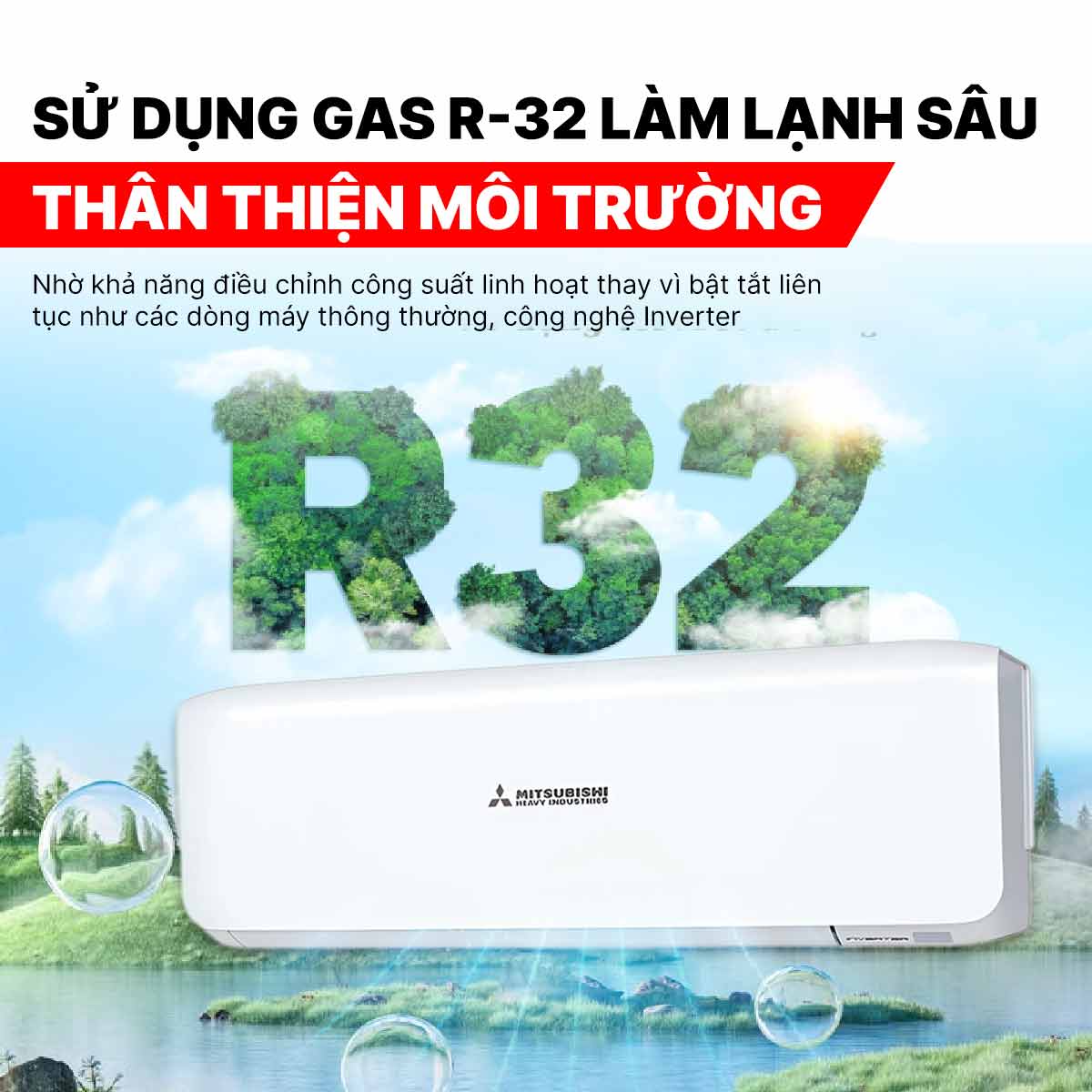 Điều hòa Mitsubishi 2 chiều Inverter 18000 BTU SRK/SRC50ZSS-W5
