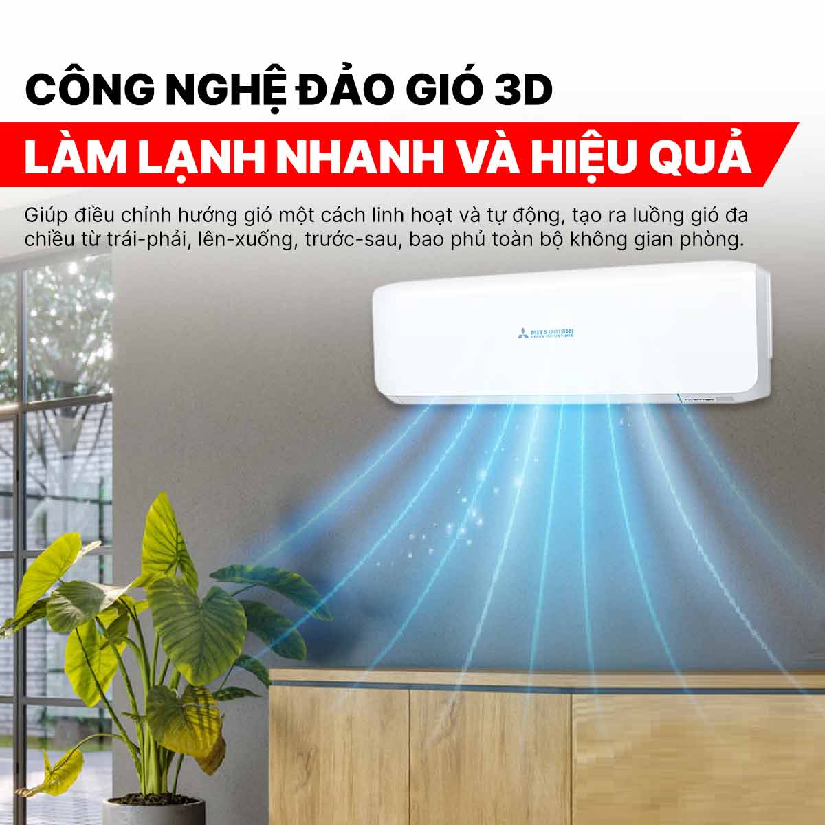 Điều hòa Mitsubishi 2 chiều Inverter 18000 BTU SRK/SRC50ZSS-W5