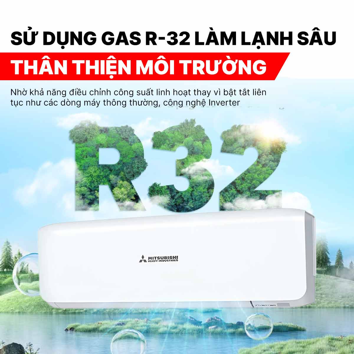 Điều hòa Mitsubishi 2 chiều Inverter 12000 BTU SRK/SRC35ZSS-W5