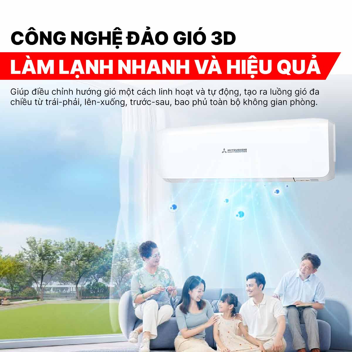 Điều hòa Mitsubishi 2 chiều Inverter 12000 BTU SRK/SRC35ZSS-W5