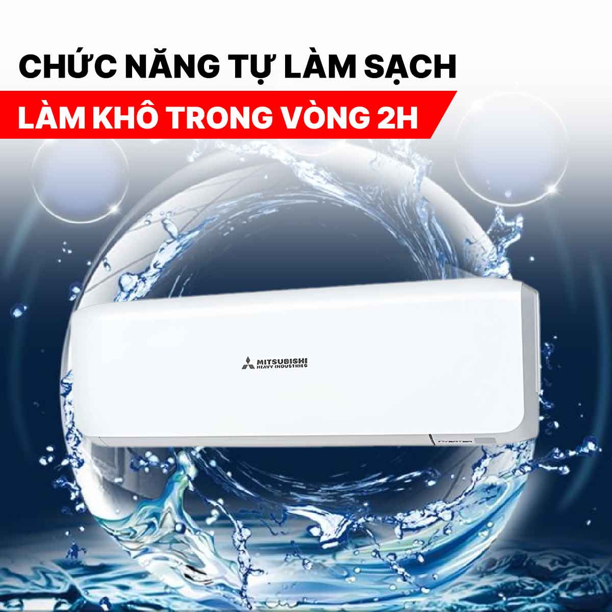 Điều hòa Mitsubishi 2 chiều Inverter 9000 BTU SRK/SRC25ZSS-W5