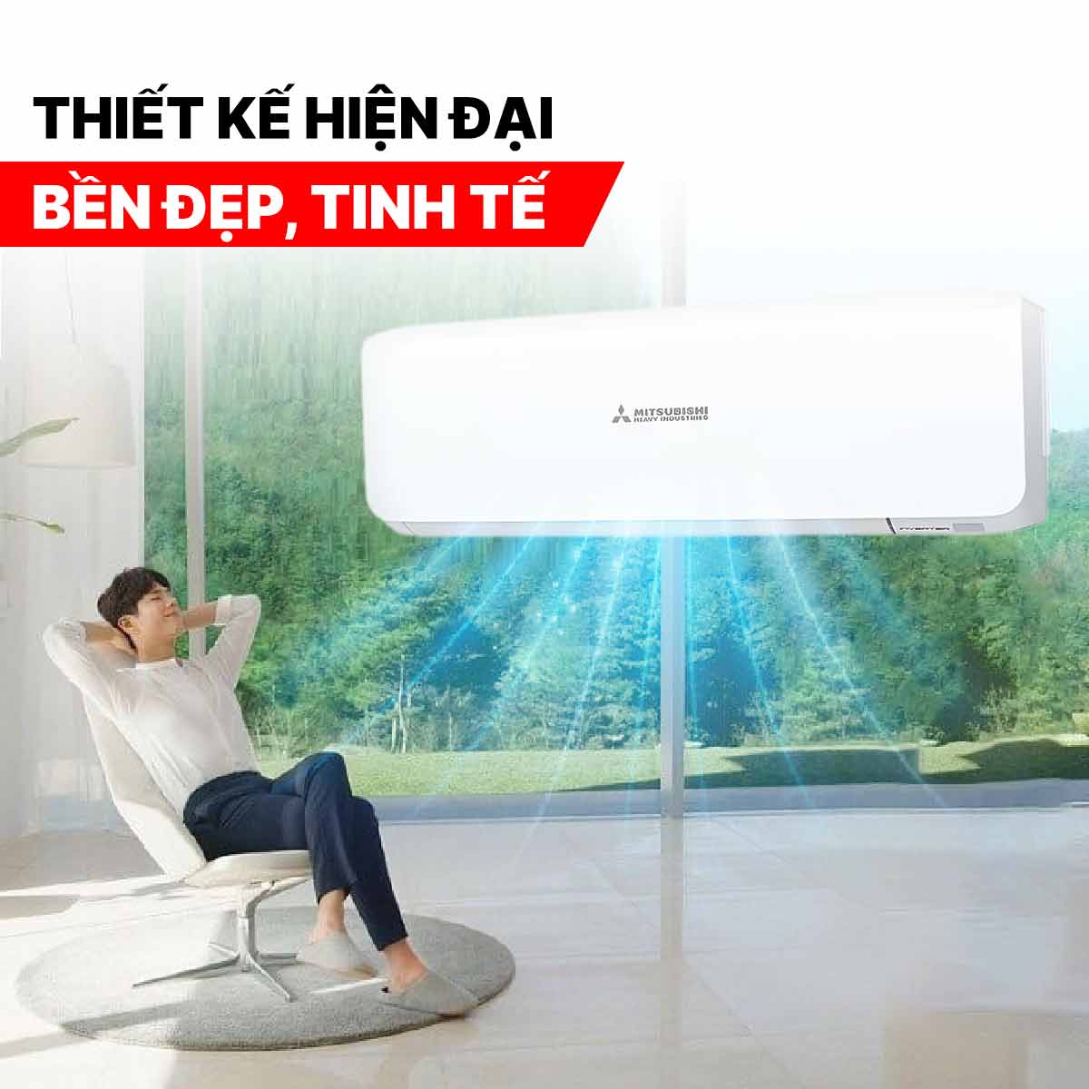 Điều hòa Mitsubishi 2 chiều Inverter 9000 BTU SRK/SRC25ZSS-W5