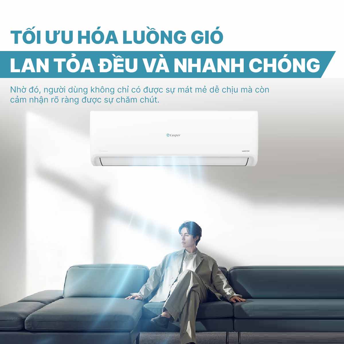 Điều hòa 1 chiều Inverter 2 HP Casper TC-18IS36