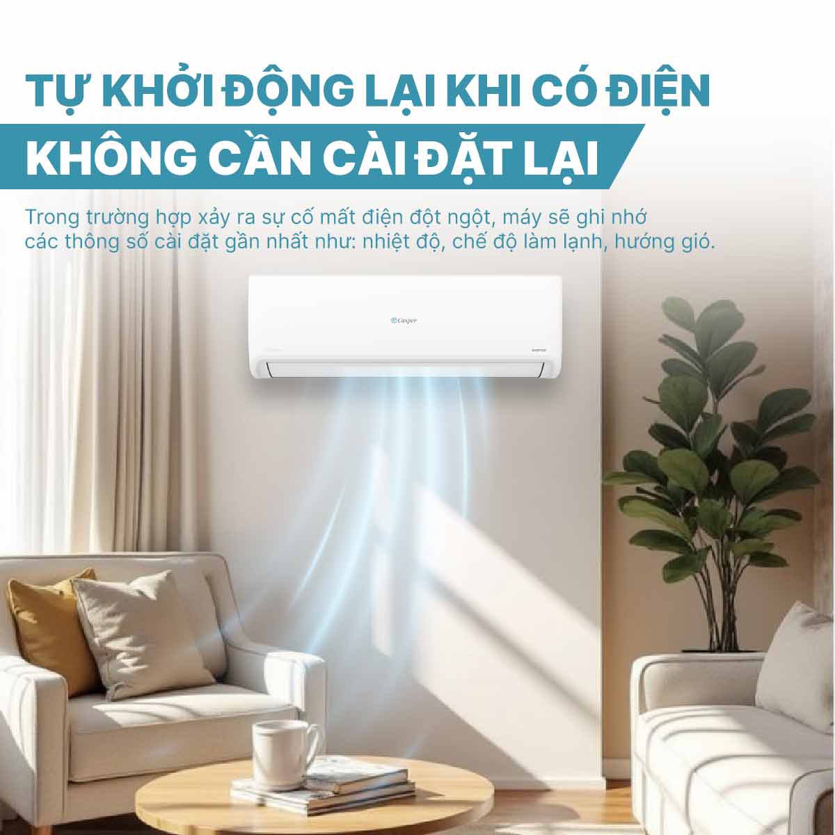 Điều hòa 1 chiều Inverter 2 HP Casper TC-18IS36