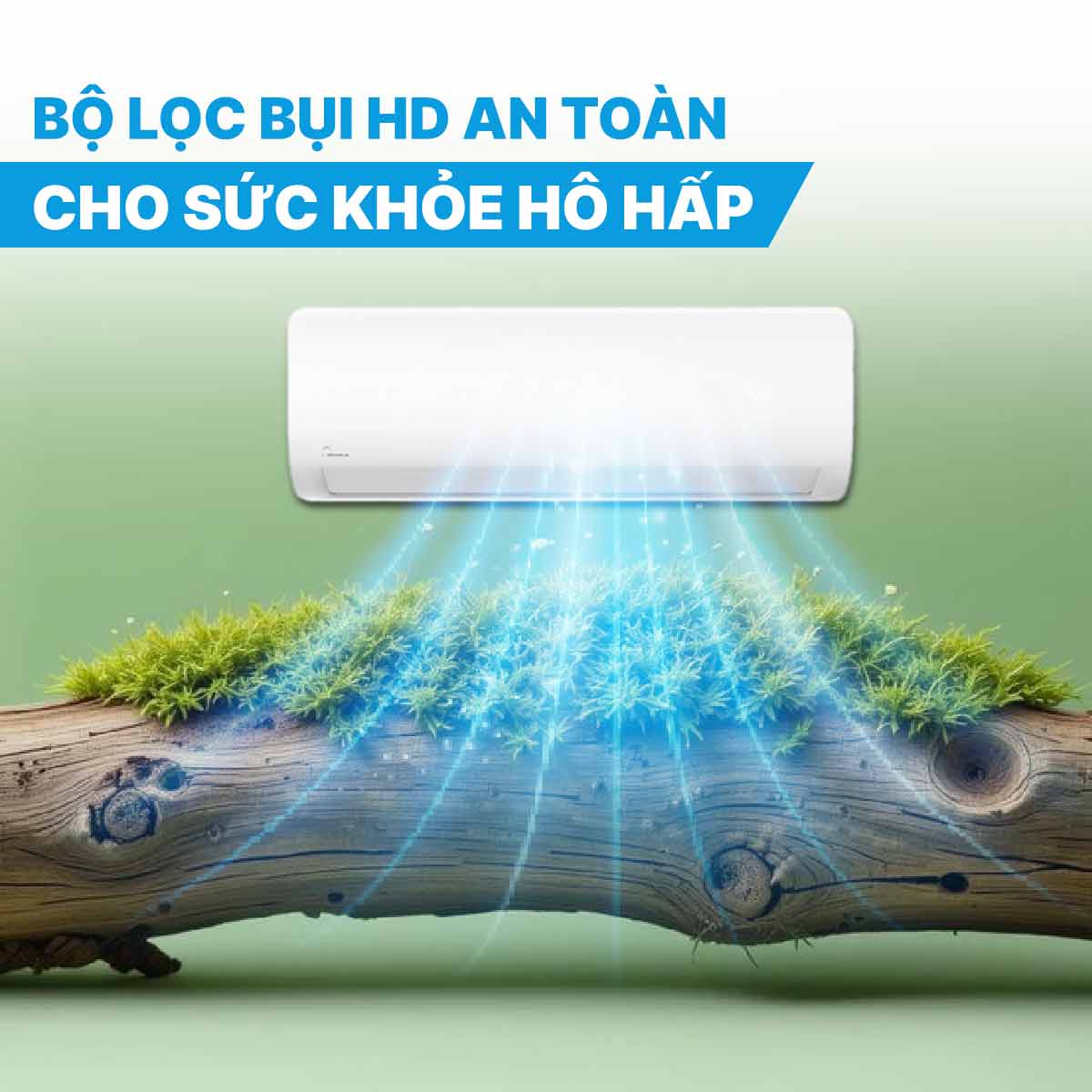 Điều hòa Midea inverter 18.000BTU 1 chiều MSAF-18CRDN8