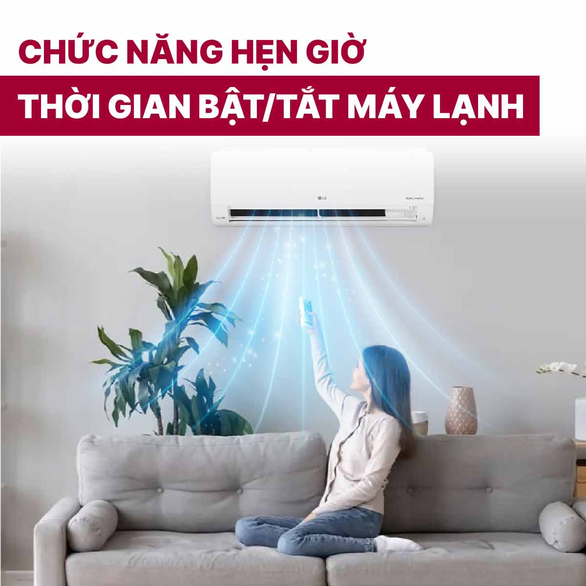 Điều Hòa 2 chiều LG Inverter 1 HP B10END1