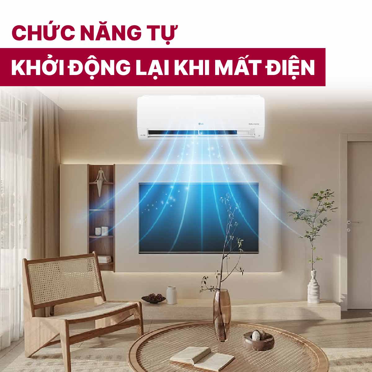 Điều Hòa 2 chiều LG Inverter 1 HP B10END1