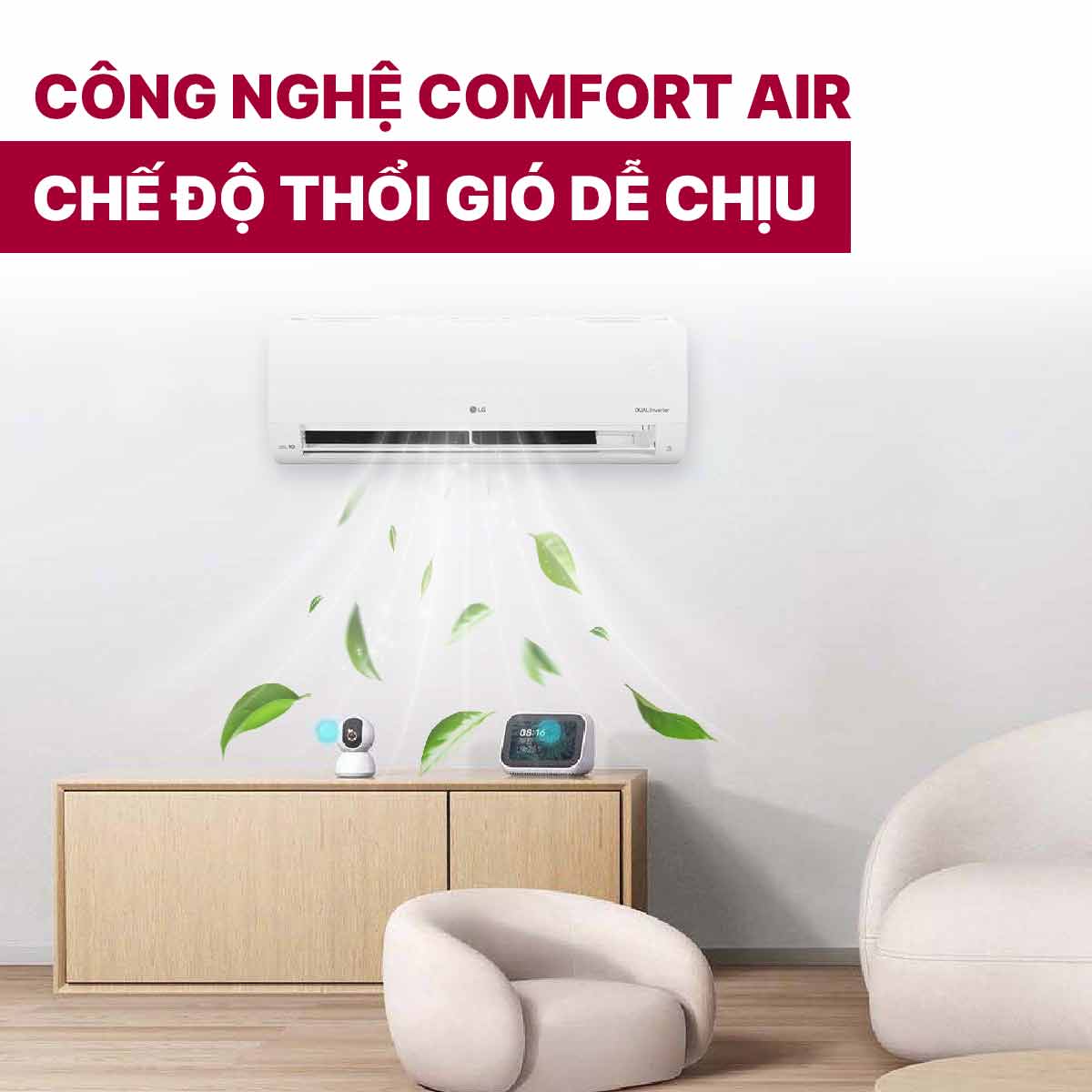 Điều Hòa 2 chiều LG Inverter 1 HP B10END1