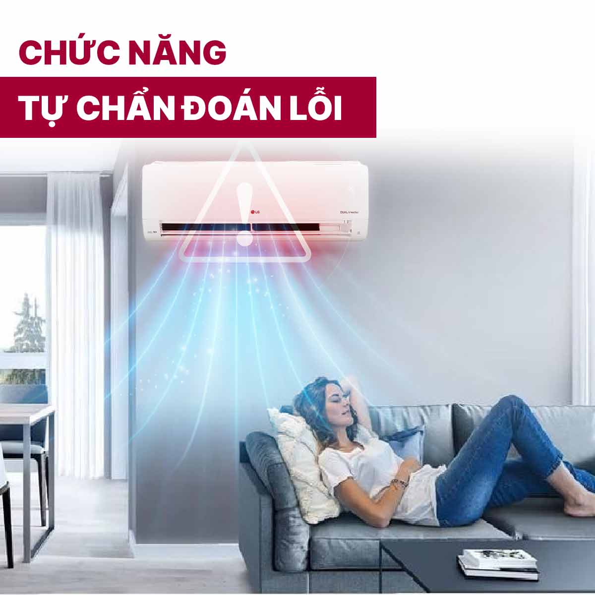 Điều Hòa 2 chiều LG Inverter 1 HP B10END1