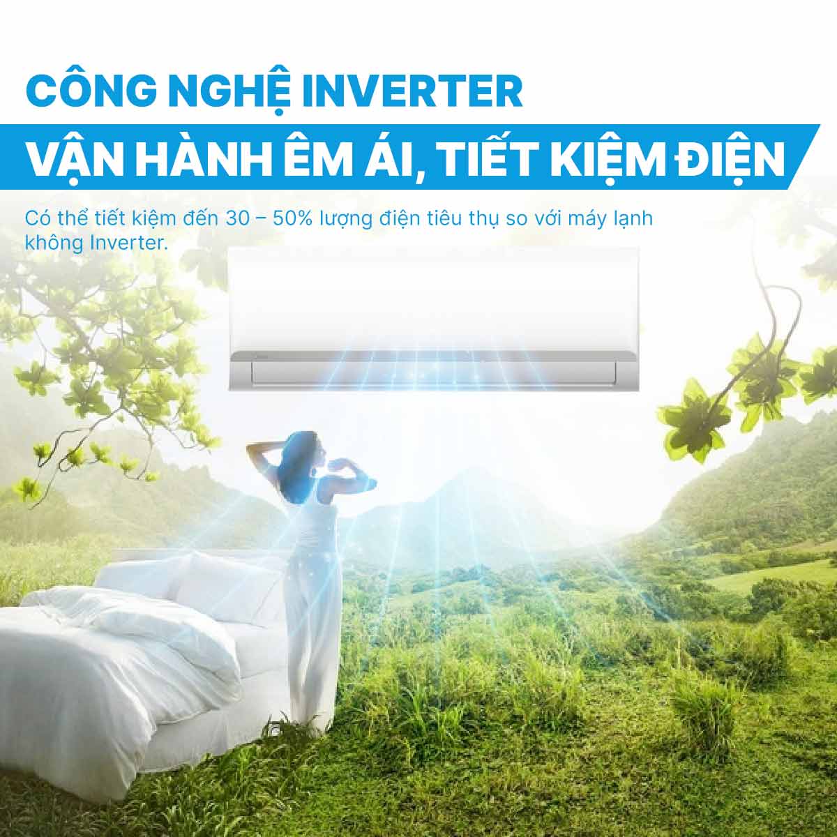 Điều hòa Midea Inverter 1.5 HP MSAFC-13CRDN8