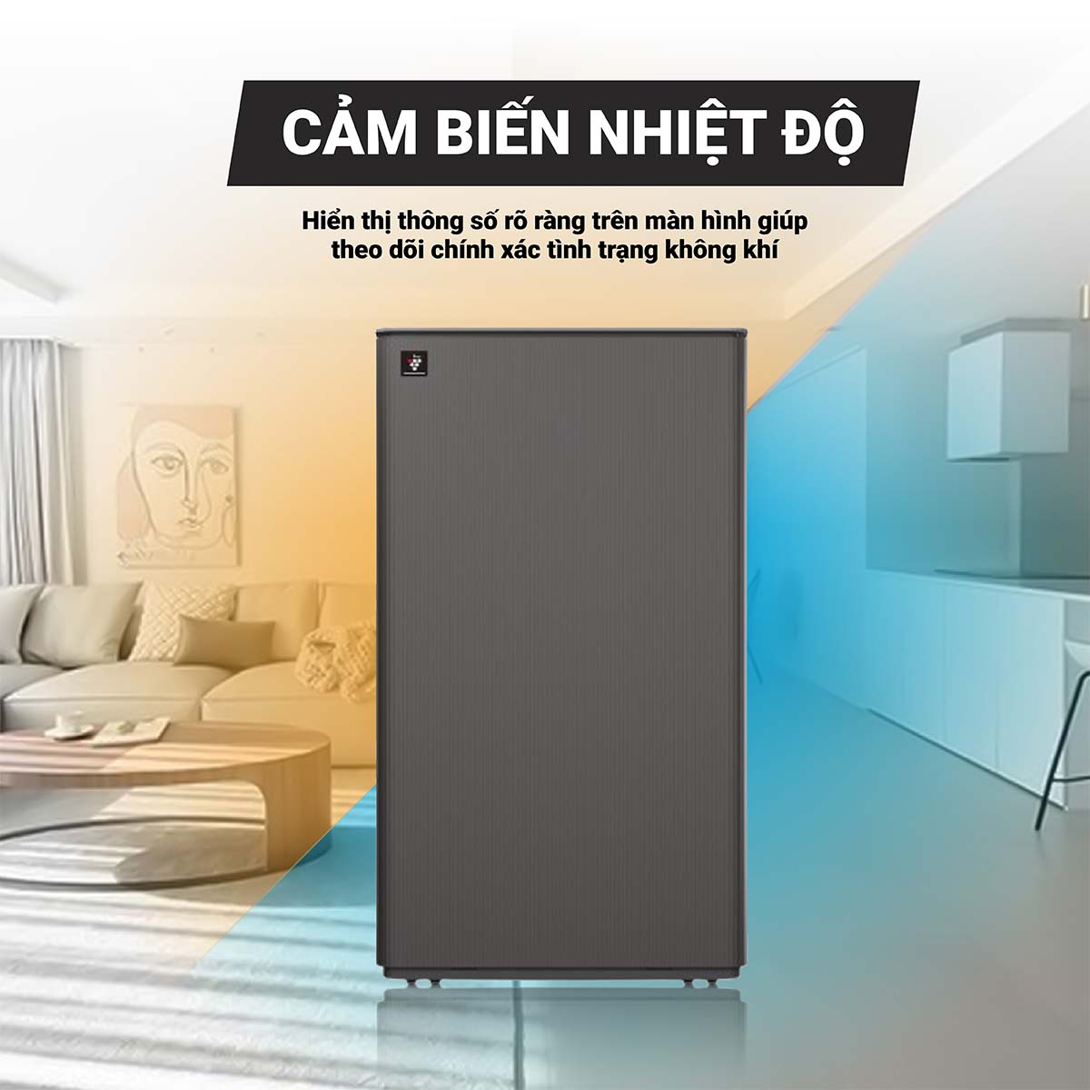 Sharp DW-T30FV-H có công suất hút ẩm mạnh mẽ 30L/ngày