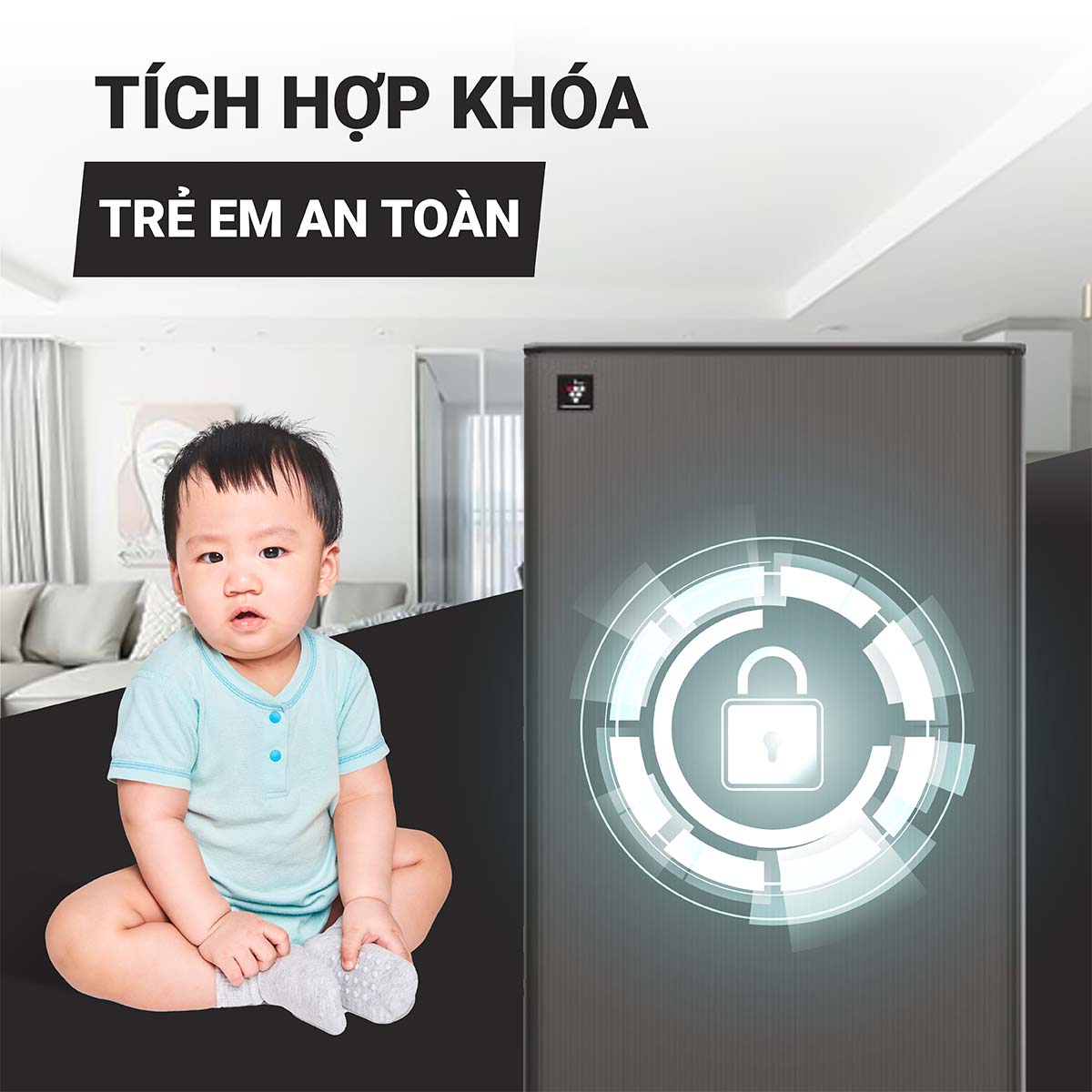 Sharp DW-T30FV-H có công suất hút ẩm mạnh mẽ 30L/ngày