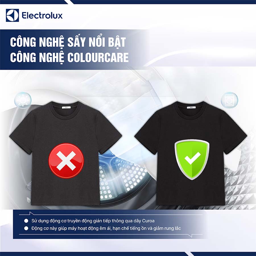 Máy sấy bơm nhiệt Electrolux 8Kg EDH803J5SC