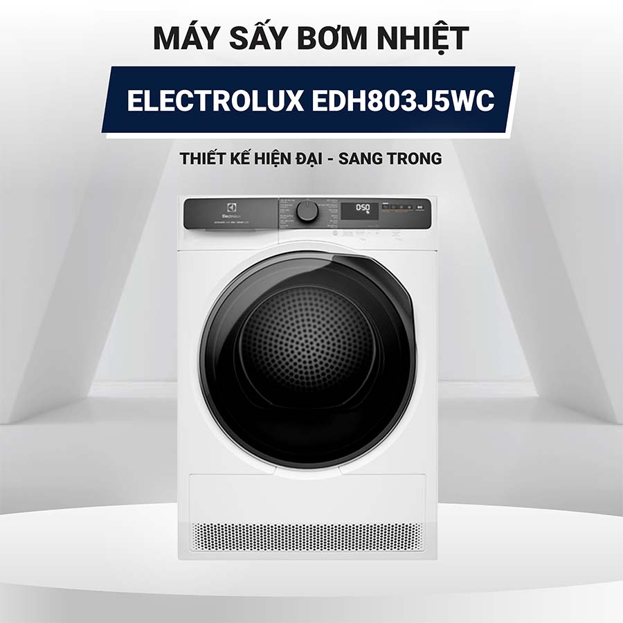 Máy sấy bơm nhiệt Electrolux 8Kg EDH803J5WC